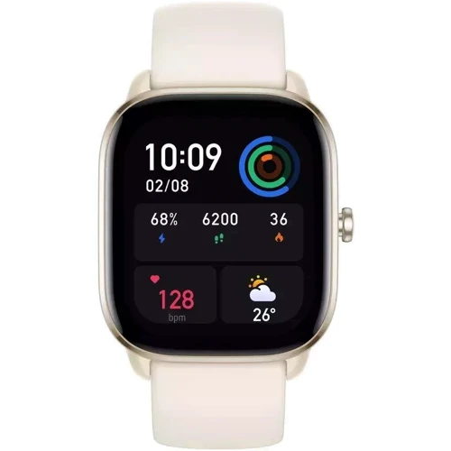 Смарт-часы Amazfit GTS 4 Mini Moonlight White Approved Витринный образец: Причина уценки Активированы, витринный образец, хорошее состояние, комплектация полная: коробка, зарядка, часы