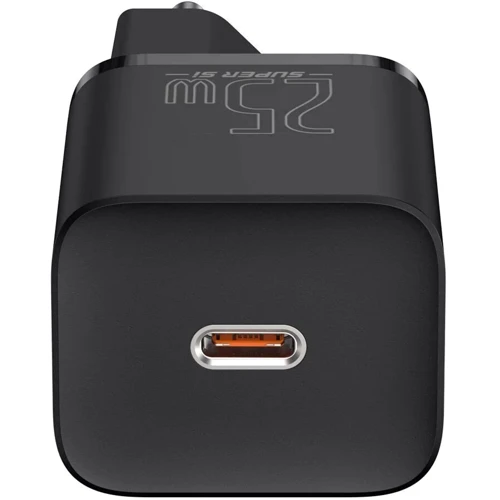 Зарядное устройство Baseus USB-C Wall Charger Super Si 25W Black (CCSP020101): Сила тока 2.4А и более