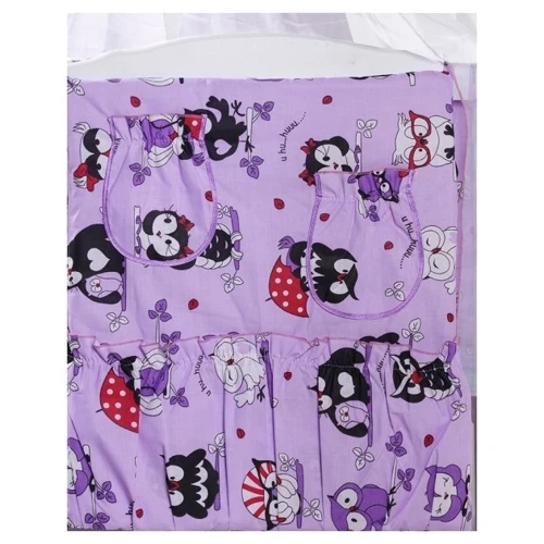 Комплект постільної білизни Qvatro Gold RG-08 чорно-білі сови (62291)