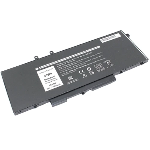 Батарея для ноутбука Dell 4GVMP Latitude 5400 5401 5500 7.6V Black 8000mAh OEM (987690)