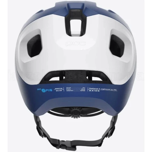 Велошолом POC Axion SPIN (Lead Blue Matt M/L) (PC 107321589MLG1): Колір синий