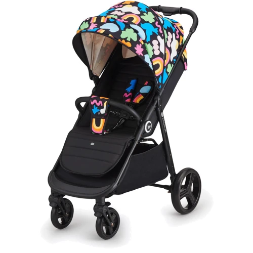 Прогулочная коляска Kinderkraft GRANDE Plus happy shapes (Hnrt_4821)