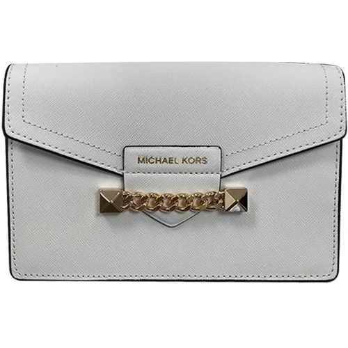 Жіноча сумка крос боді Michael Kors біла (192877329596)