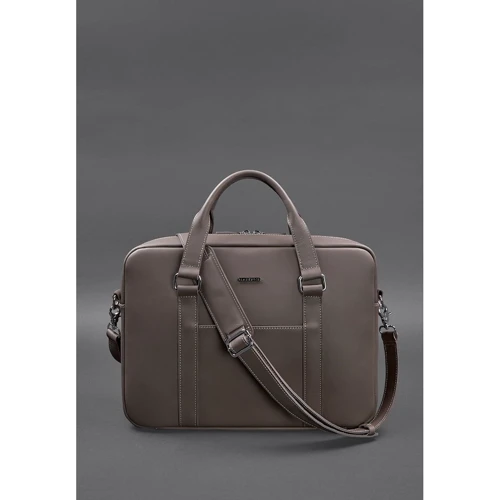 Сумка саквояж BlankNote коричнева (BN-BAG-37-beige)
