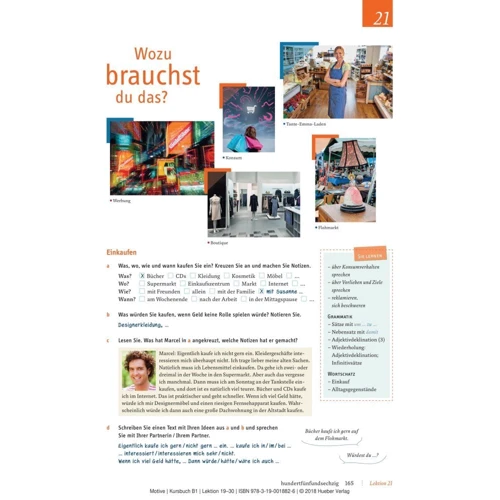 Motive B1, Lektion 19-30: Kursbuch: ISBN 9783190018826, 978-3-19-001882-6