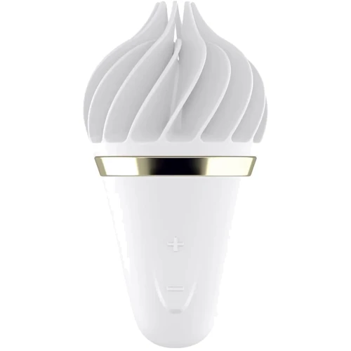 Мороженка спиннатор Satisfyer Lay-On - Sweet Temptation White/Gold