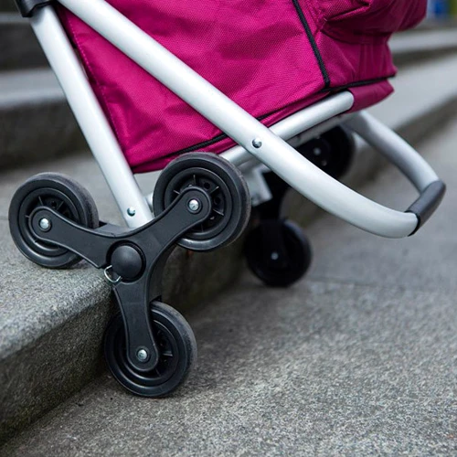 Сумка-тележка ShoppingCruiser Stairs Climber 40 Fuchsia: Материал Polyester 600D PU