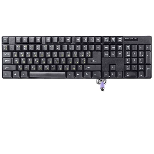 Клавиатура Gembird KB-103-UA: Интерфейс подключения PS/2