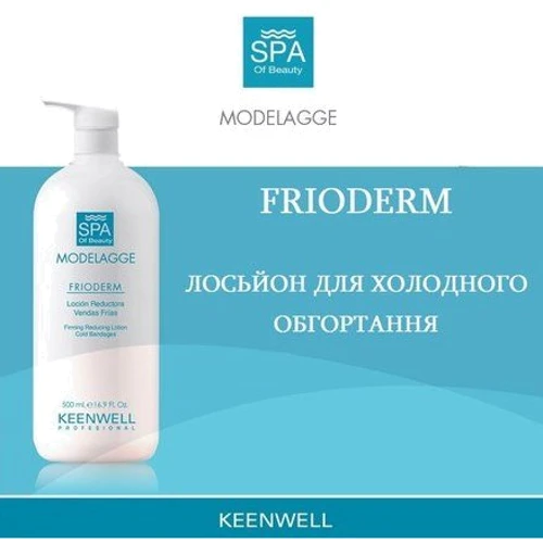 Keenwell Modelagge Frioderm Firming Reducing Lotion Лосьйон для холодного обгортання 500 ml