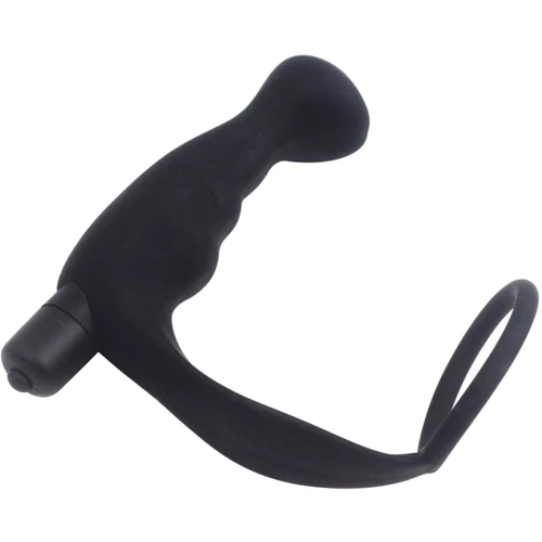 Ерекційне кільце з вібро масажером простати XESE PM-06