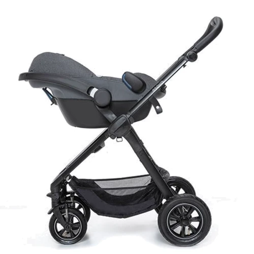 Коляска 2в1 Espiro Sonic Air Graphite Street: Материал колес резина (надувные)