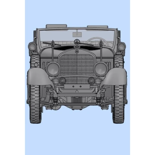 Немецкий штабной автомобиль Typ G4 (Kfz.21) , WWII German staff car(ICM35538) фото 5