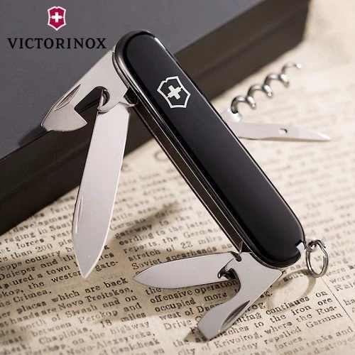 Мультитул Victorinox Spartan 91мм / 12предметов / чорний (1.3603.3): Кількість інструментів 12