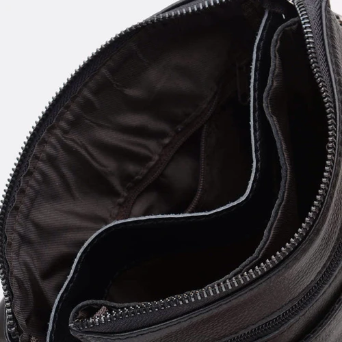 Чоловіча сумка планшет Borsa Leather чорна (K12056-black): Стать Чоловік