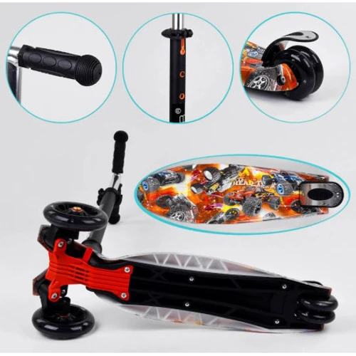 Самокат Best Scooter MAXI сірий (А 25776/779-1537): Тип гальма ножний