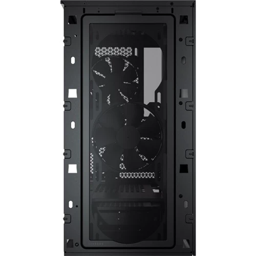 Корпус Corsair 4000D AIRFLOW Tempered Glass Black (CC-9011200-WW): Материал передней панели пластик, сталь