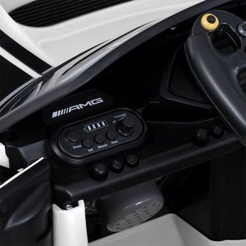 Дитячий електромобіль Bambi Mercedes-Benz AMG GT3 білий (M 5112EBLR-1)