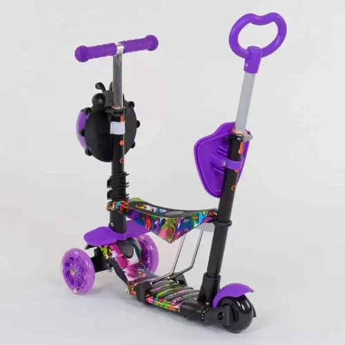 Самокат Best Scooter фиолетовый (13400): Материал колес полиуретан