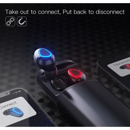 Наушники Jakcom TWS2 True Wireless Earphone Power Bank 2in1 Black фото 5