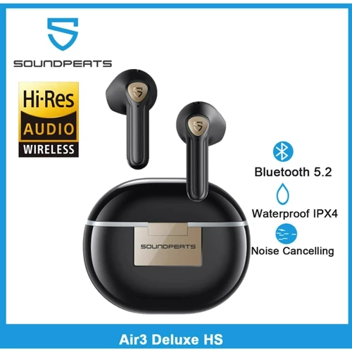 Наушники SoundPEATS Air3 Deluxe HS Black: Тип конструкции вкладыши