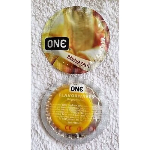 Презерватив ONE FlavorWaves Banana Split, 1 шт