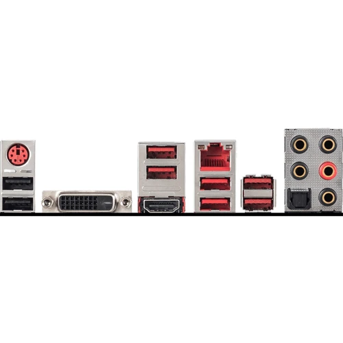 MSI X470 GAMING PRO MAX: Роз'єми на задній панелі USB 3.1 Gen 2, USB 3.0 (USB 3.1 Gen 1)