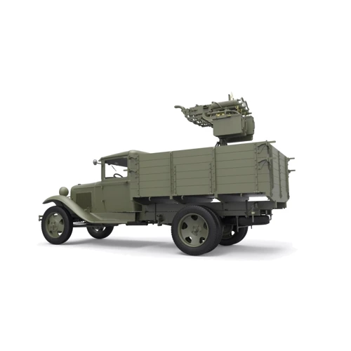 Сборная модель MiniArt MA35186 Советский 1,5 Тонный Автомобиль с Счетверенным Пулеметом Максим М4 фото 5