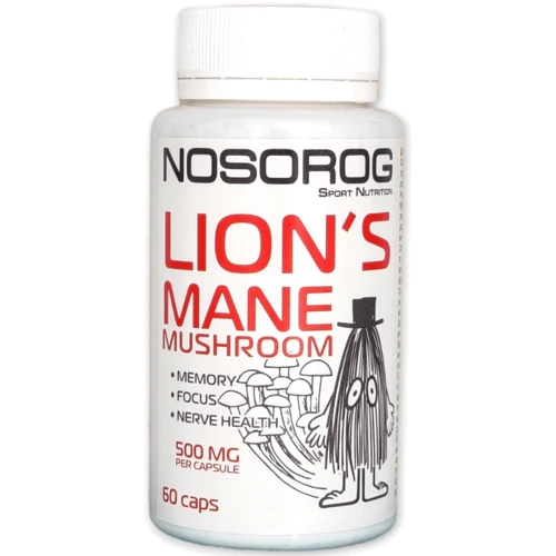 Nosorog Lion's Mane Ежовик гребенчатый, 60 капсул