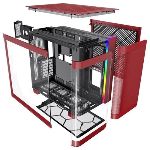 Корпус Montech King 95 Red (KING 95 (R)): Форм-фактор материнской платы ATX / Micro-ATX / Mini-ITX