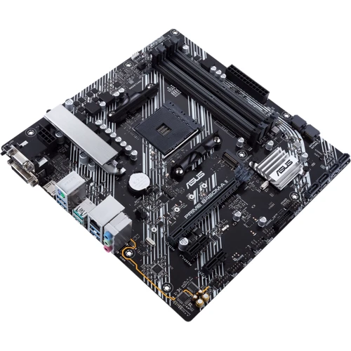ASUS PRIME B450M-A II: Разъемы на плате SATA 3.0, M.2