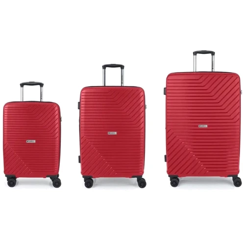 Чемодан Gabol Osaka (M) Red красный (121046-008)/(121001-008): Стиль Повседневный (Casual)