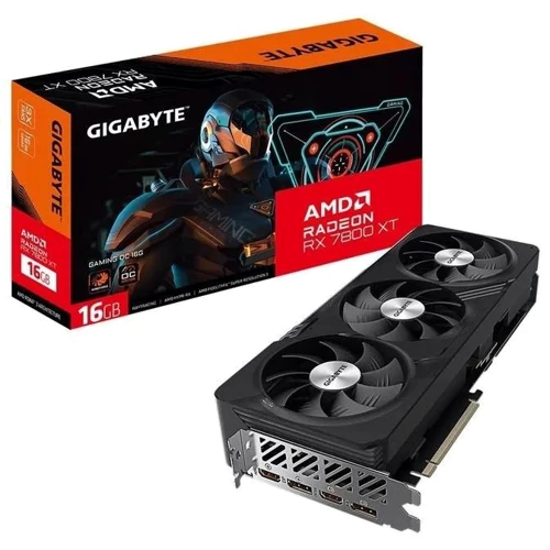 Видеокарта GIGABYTE AMD Radeon RX 7800 XT GAMING OC 16G (GV-R78XTGAMING OC-16GD) UA: Форм-фактор Стандартная