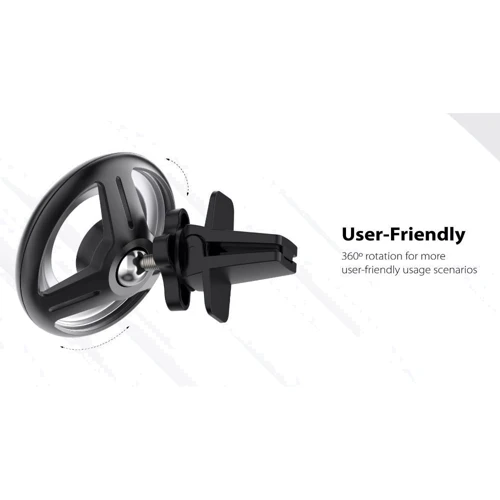 Держатель SwitchEasy Car Holder Air Ven MagMount Black (GS-114-154-221-11) for iPhone 16 I 15 I 14 I 13 I 12 series  фото 9