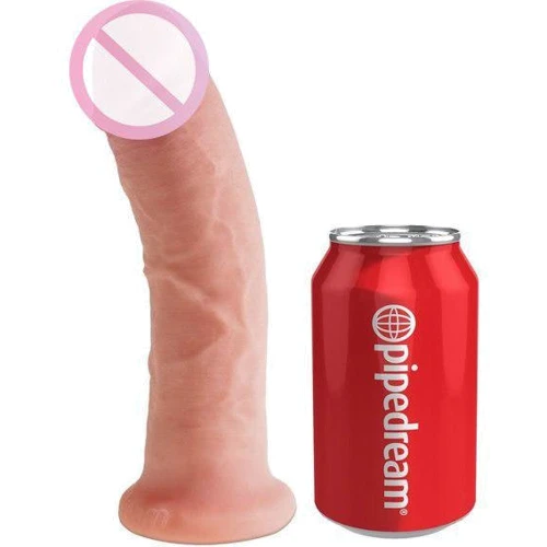 Фаллоимитатор King Cock Plus 8" Dual Density Cock 19х5 см