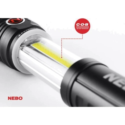 Ліхтар туристичний Nebo Slyde + (2248.37.31): Світловий потік, лм 300