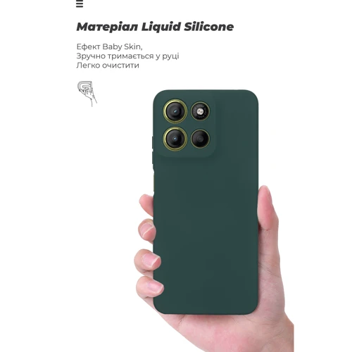 Чохол для телефона ArmorStandart ICON Case Camera cover Dark Green для Motorola G15 Power (ARM83103) фото 7