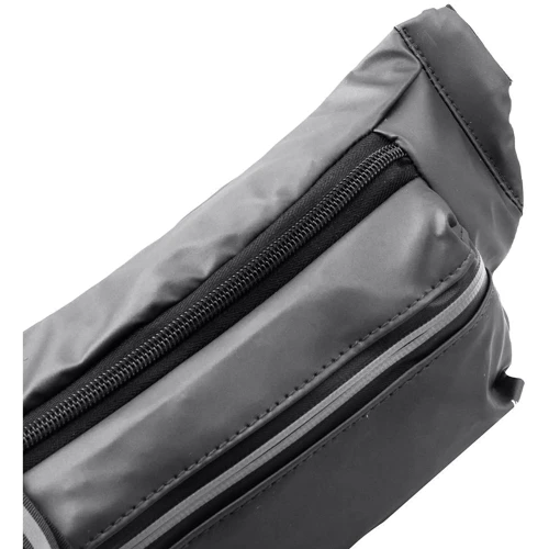 Мужская поясная сумка Valiria Fashion серая (4DETBP3252-9): Застежка Молния