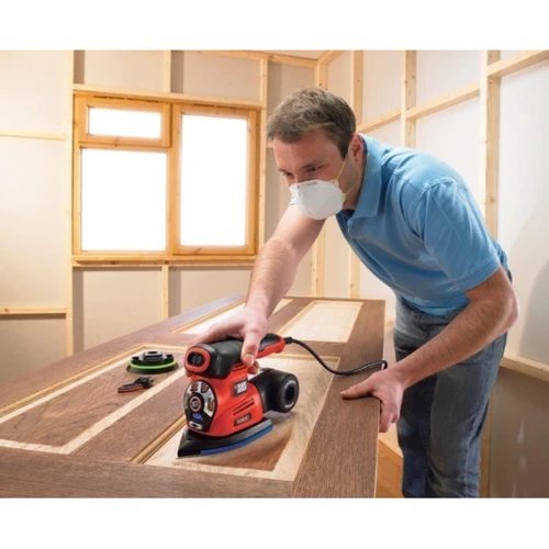 Шлифмашина многофункциональная BLACK+DECKER KA280K: Потребляемая мощность 220 Вт