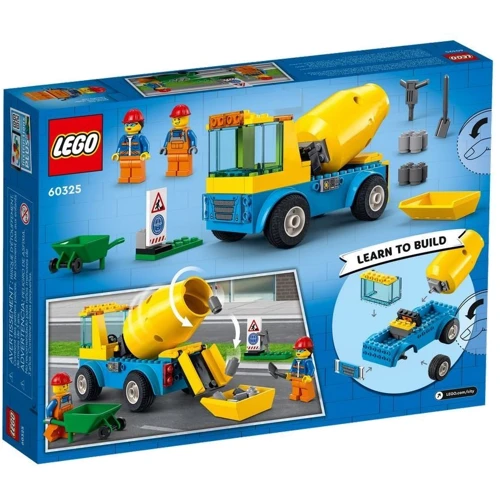 Конструктор LEGO City Грузовик-бетоносмеситель (60325): Серия City