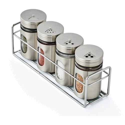 Набір для спецій Fissman 4х80 мл на підставці 5 пр. (6429)