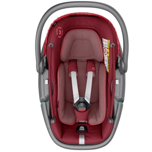 Автокресло MAXI-COSI Coral Essential Red: Внутренние ремни 3-х точечный ремень с мягкими накладками