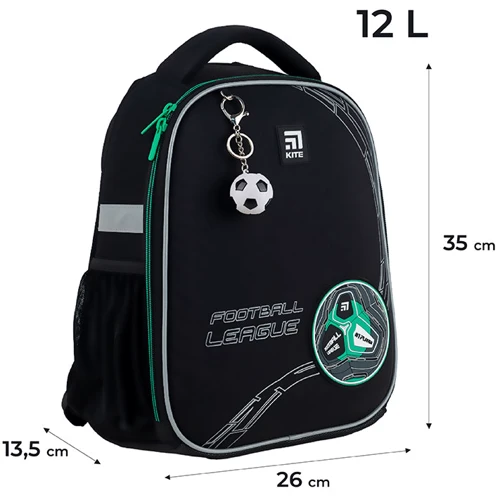 Рюкзак каркасний Kite K24-555S-9 Education 555 Football (K24-555S-9): Вікова група от 6 до 10 лет