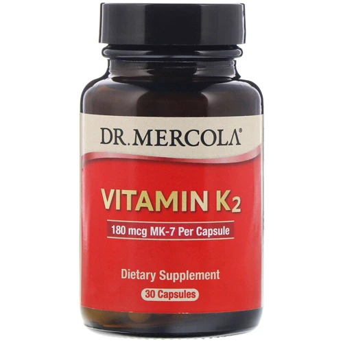 Dr. Mercola Vitamin K2, 180 mcg, 30 Capsules (MCL-01194)