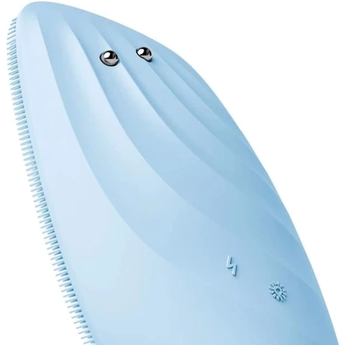 Очисна щітка для обличчя GESKE Sonic Thermo Facial Brush&Face-Lifter 8в1 aquamarine фото 3