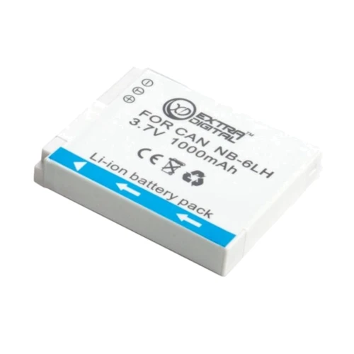 Extradigital Canon NB-6LH (BDC2445): Емкость 1000 мАч