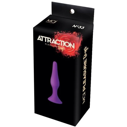 Анальная пробка на присоске MAI Attraction Toys №33 Purple