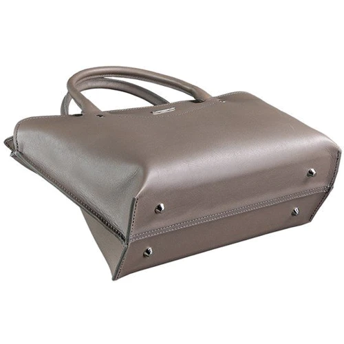 Женская сумка тоут Midi BlankNote темно-бежевая (BN-BAG-24-beige): Застежка Молния