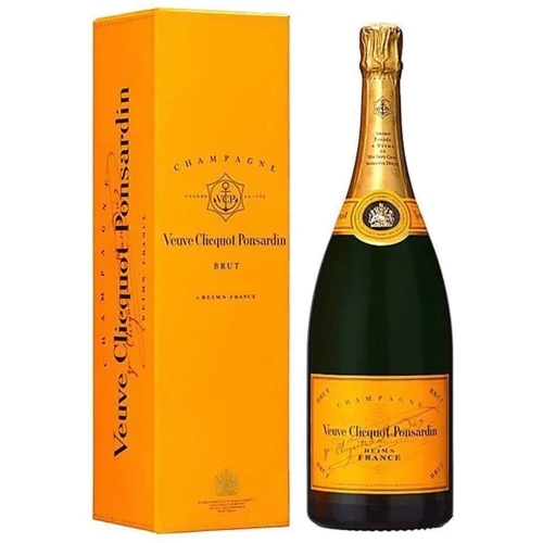 Шампанское Veuve Clicquot Ponsardin "Brut", сухое белое, 1.5л 12%, в подарочной упаковке (BDA1SH-SVC150-001)