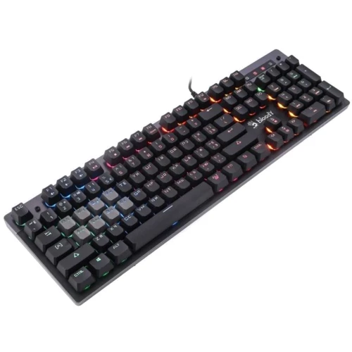 Клавиатура A4Tech Bloody B500N Grey: Подключение проводное