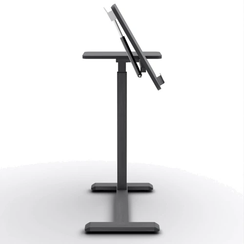 Стол Hommex Mobidesk Duo Black (ТН-010-2 Black): Особенности На колесиках, Подъемная столешница